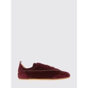 Jil Sander Etage Sneakers In Velvet And Suede With Rear Pull Tab